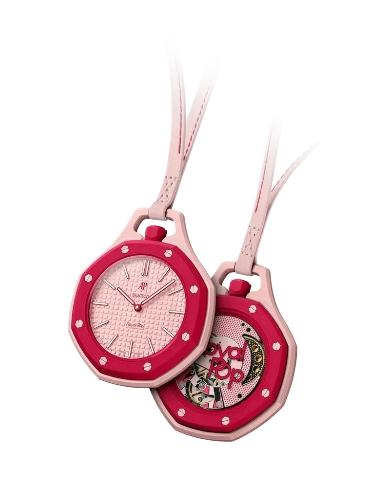 Swatch Audemars Piguet Royal Pop Watch Otto Rosso