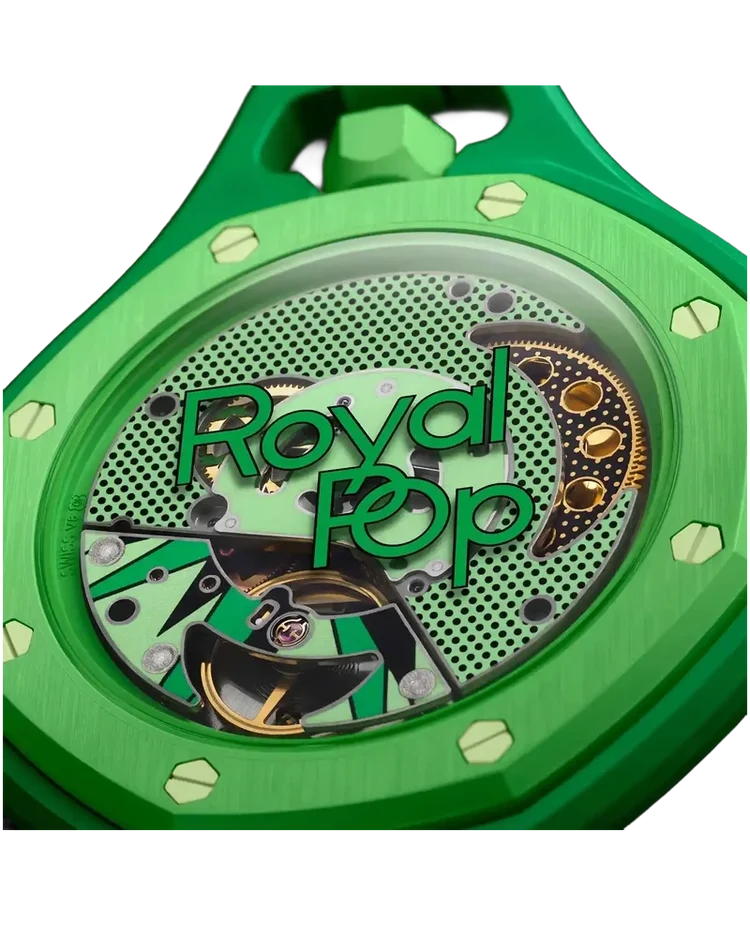 Swatch Audemars Piguet Royal Pop Watch Green Eight